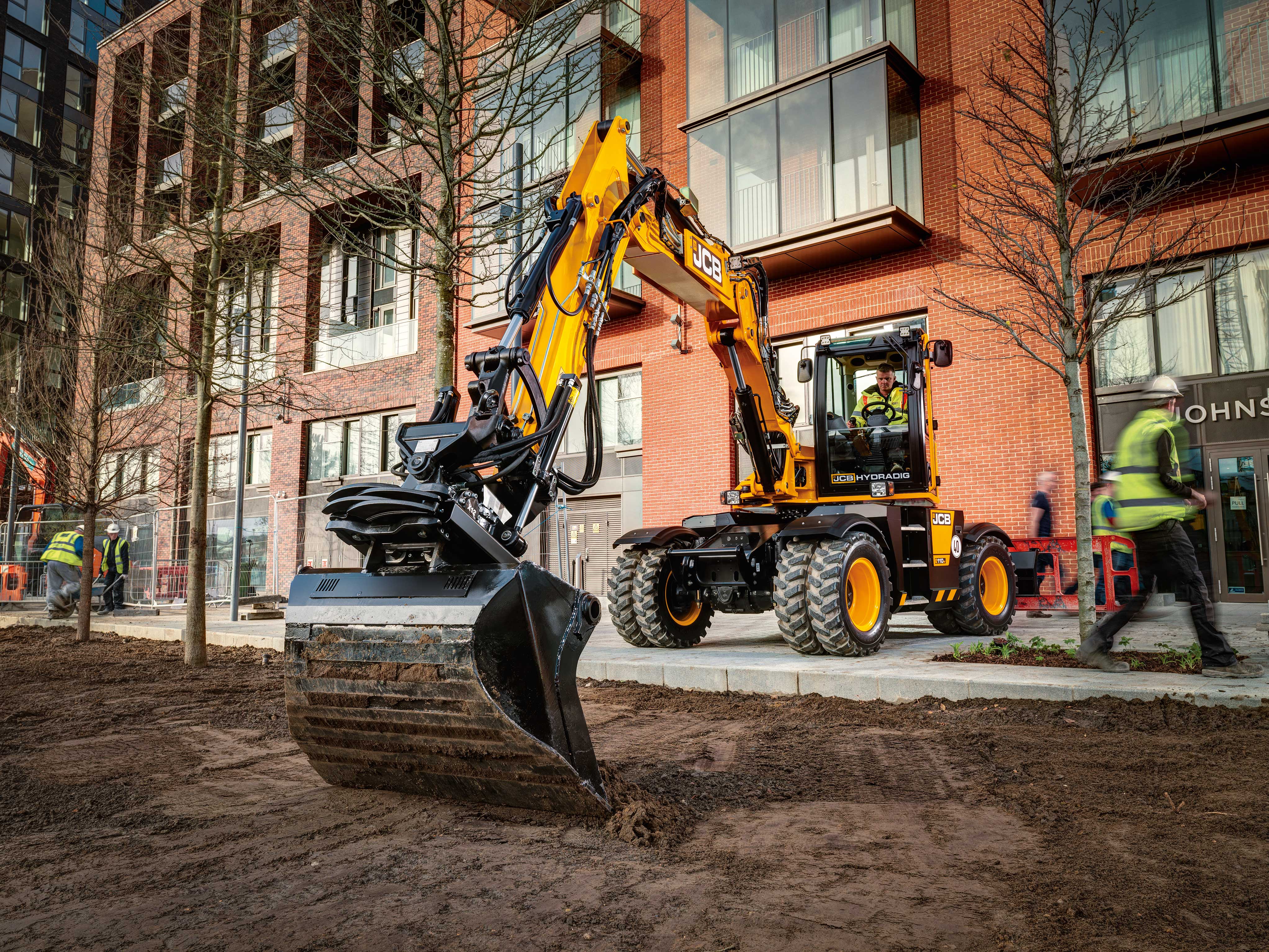 технические характеристики экскаватора jcb hydradig 110w
